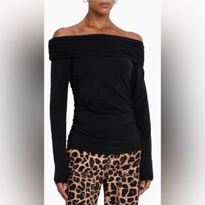 Veronica Beard Chaiya Off-Shoulder Jersey Top